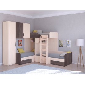 Двухъярусная кровать Трио/1