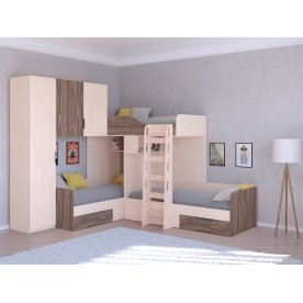 Двухъярусная кровать Трио/1