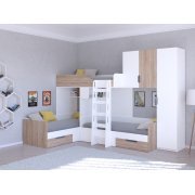 белый / дуб сонома