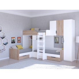 Двухъярусная кровать Трио/2