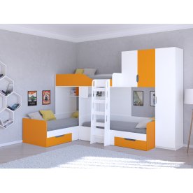 Двухъярусная кровать Трио/2