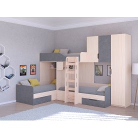 Двухъярусная кровать Трио/2
