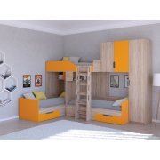 дуб сонома / оранжевый