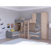 дуб сонома / железный камень