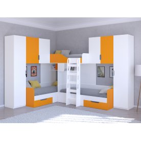 Двухъярусная кровать Трио/3