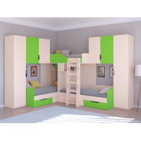 Двухъярусная кровать Трио/3