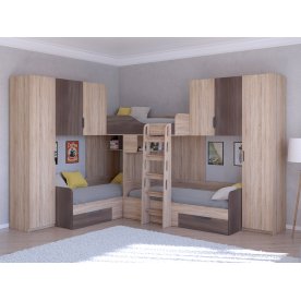 Двухъярусная кровать Трио/3