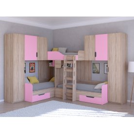 Двухъярусная кровать Трио/3