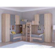 дуб сонома / железный камень