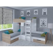 белый / дуб сонома