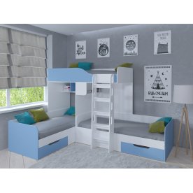 Двухъярусная кровать Трио