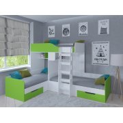 белый / салатовый