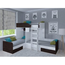 Двухъярусная кровать Трио