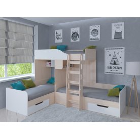 Двухъярусная кровать Трио