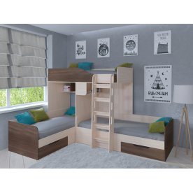 Двухъярусная кровать Трио