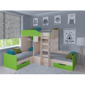 Двухъярусная кровать Трио