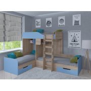 дуб сонома / голубой