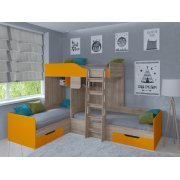 дуб сонома / оранжевый