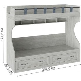 Двухъярусная кровать Кантри