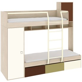 Кровать двухъярусная Тетрис 154.01