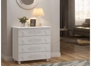 Детский комод Ассоль АС-5 белое дерево