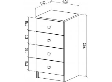 Комод Бостон-2