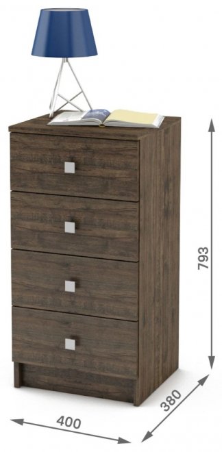 Комод Бостон-2 дуб апрель темный