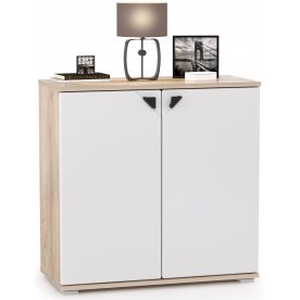 Комод Бостон дуб эндгрейн элег / милк рикамо софт