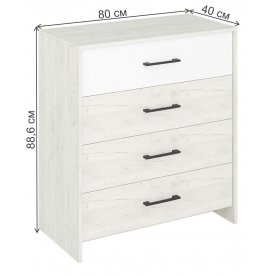 Комод Дублин КМ4Я-800