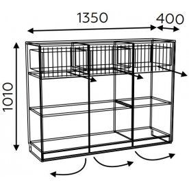 Комод Моника модель 4