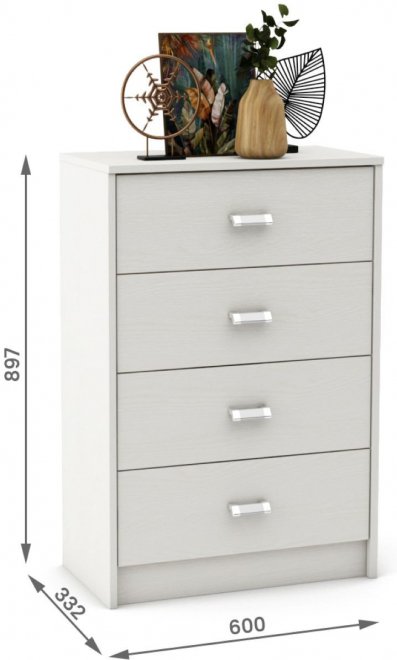 Комод Имидж-604 белый