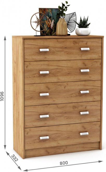 Комод Имидж-805 дуб золотистый