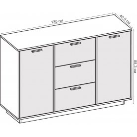 Комод Эго К-2 на подиуме