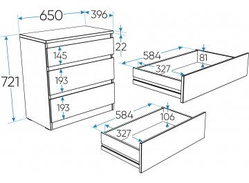 Комод Кастор