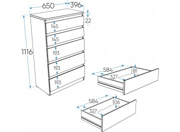 Комод Кастор