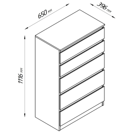 Комод Кастор