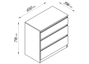 Комод Кастор