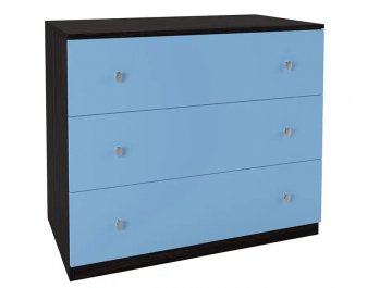Комод Эстель венге / голубой