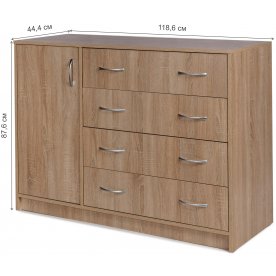 Комод КМ-2 дуб санома