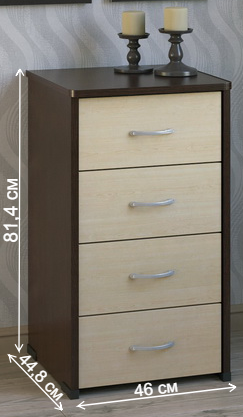 Комод КМ-40 венге / дуб молочный