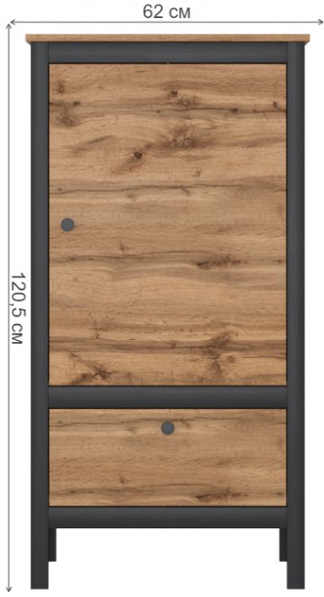 Комод Loft REG1D1S/60 дуб вотан