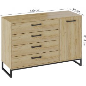 Комод Лофт тип 3