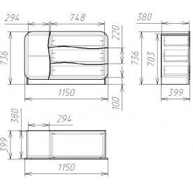 Комод Мебелеф-30