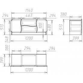 Комод Мебелеф-34