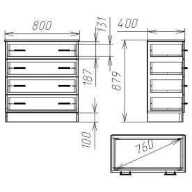 Комод Мебелеф-7