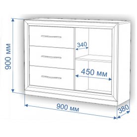 Комод Нобиле Км-120/38 ФГ НЛа