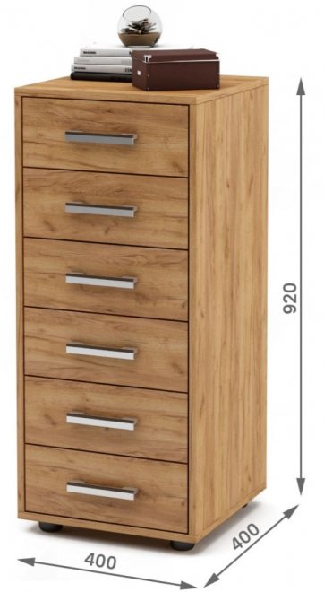 Комод Остин-4 дуб золотистый