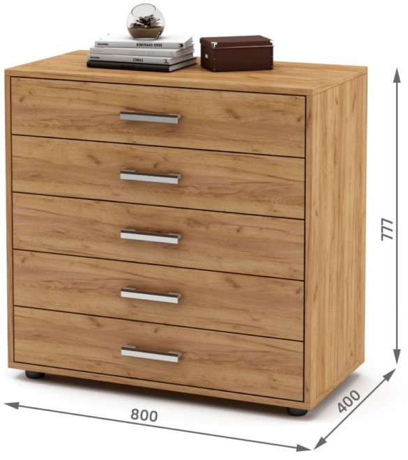 Комод Остин-7 дуб золотистый