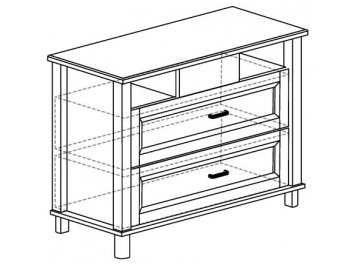 Комод Прованс №411