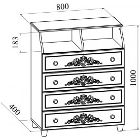 Комод Соня Премиум СО-6К